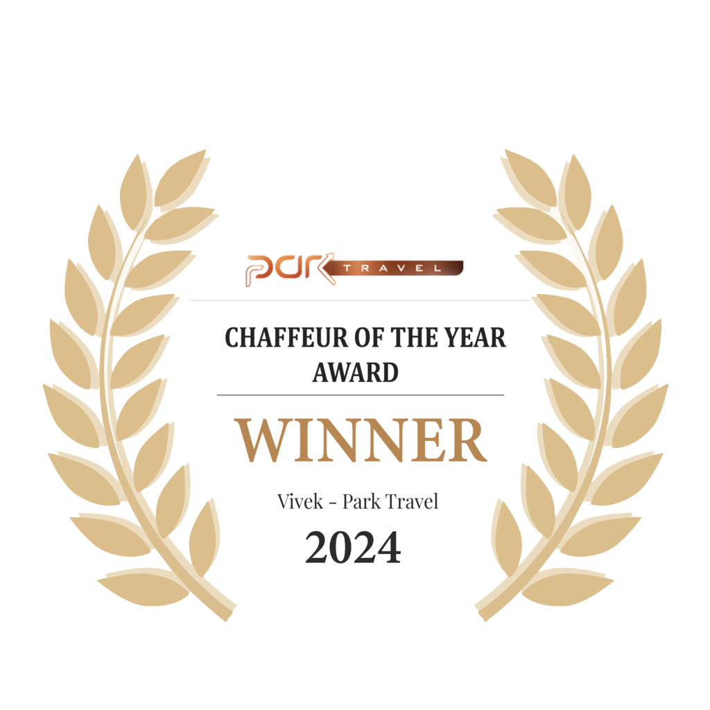 Chauffeur excellence award 2024 received by Park Travel