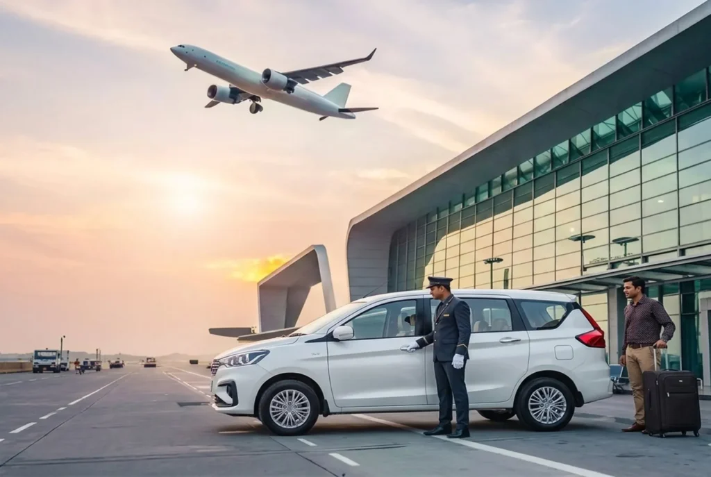Airport pickup and drop taxi service in Coimbatore