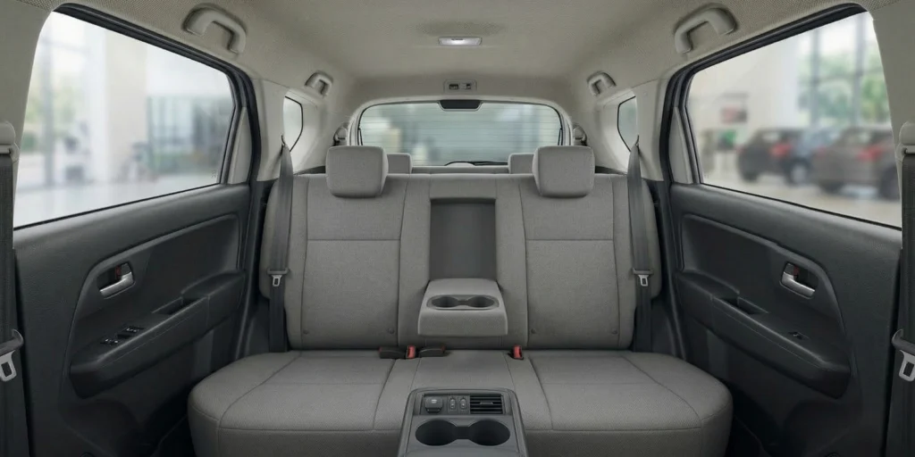 Innova Crysta backseat view