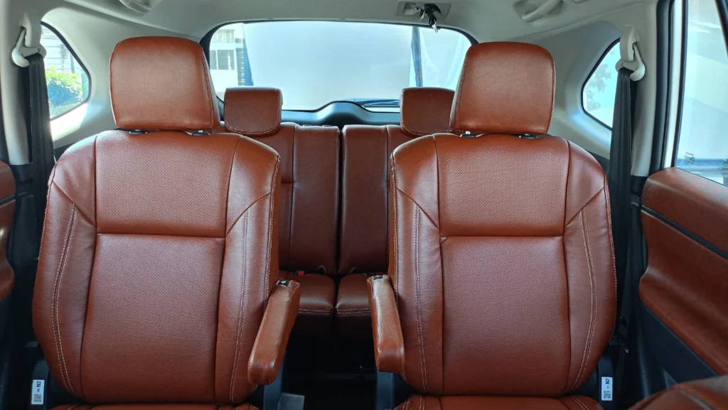 Innova Hycross backseat view